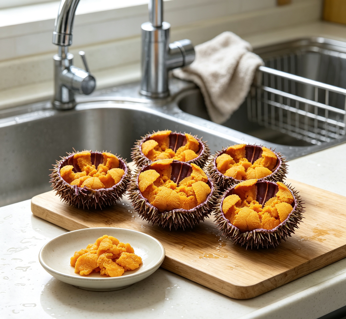 Fresh Sea Urchin Roe: Luxury Sushi Delight