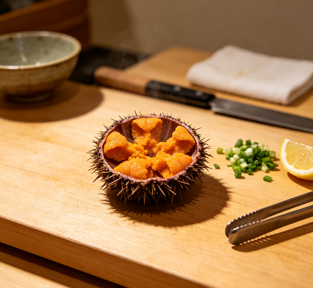 Fresh Sea Urchin Roe: Luxury Sushi Delight