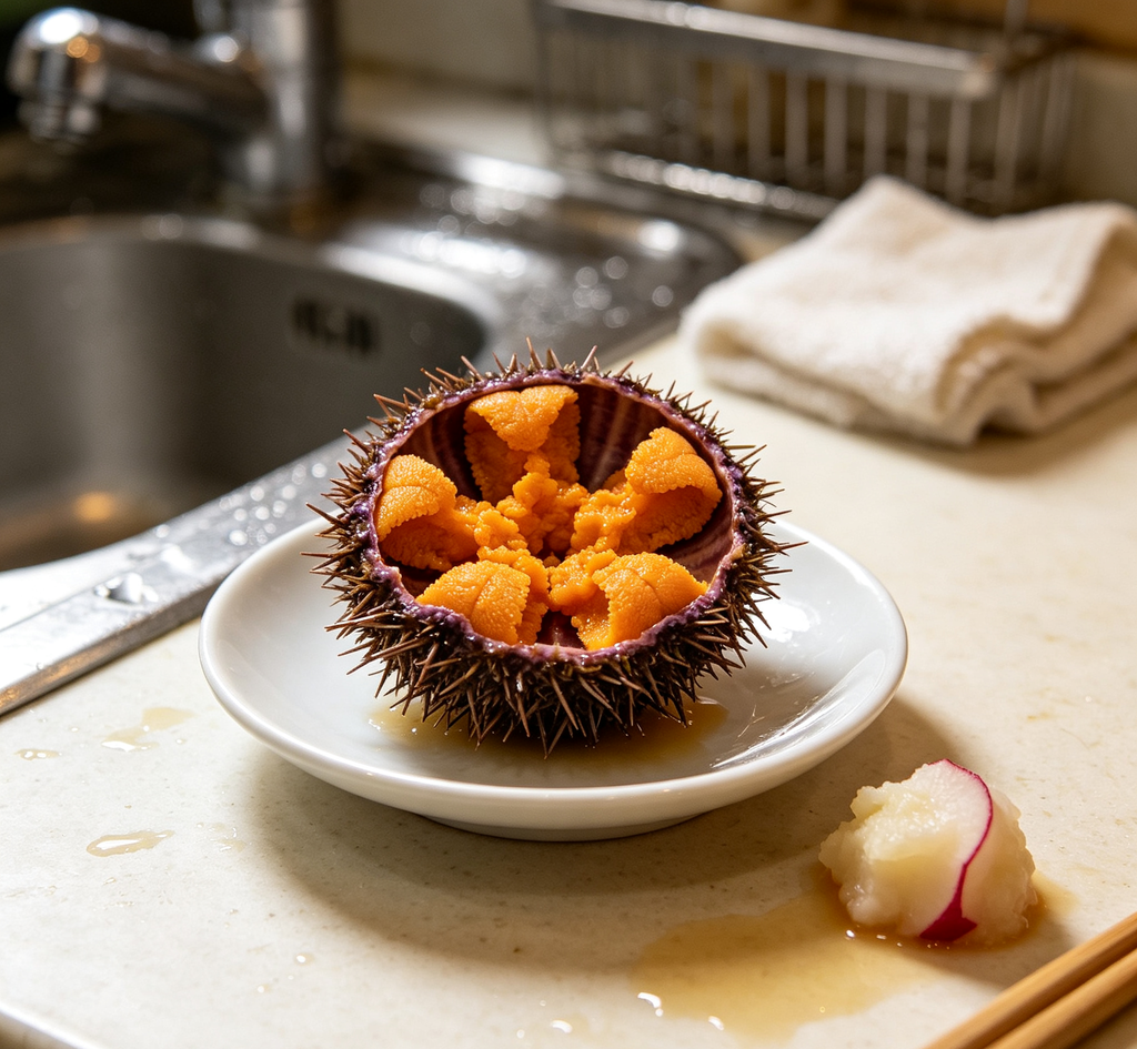 Fresh Sea Urchin Roe: Luxury Sushi Delight